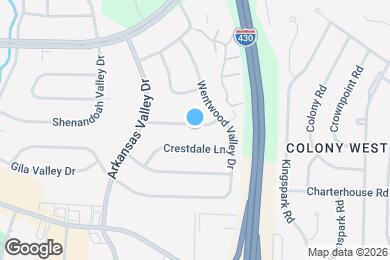 Map image of the property - 10701 San Joaquin Valley Dr