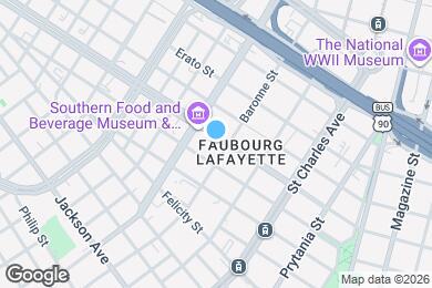 Map image of the property - 1505 Baronne St