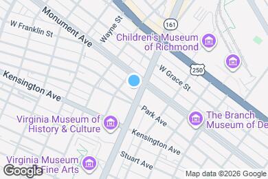 Map image of the property - 608 N Arthur Ashe Blvd