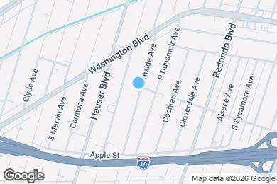 Map image of the property - 2207 S Burnside Ave