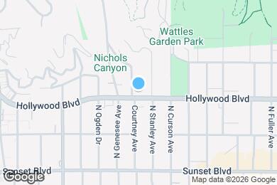 Map image of the property - 7677 Hollywood Blvd