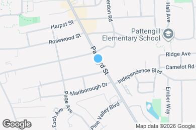 Map image of the property - 2314 Packard St
