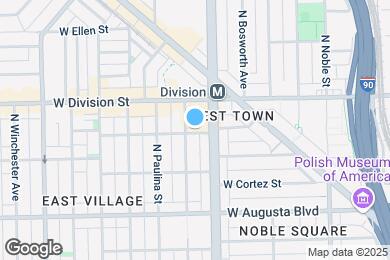 Map image of the property - 1101 N Marshfield Ave