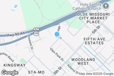 Map image of the property - 1906 Glen Park Dr