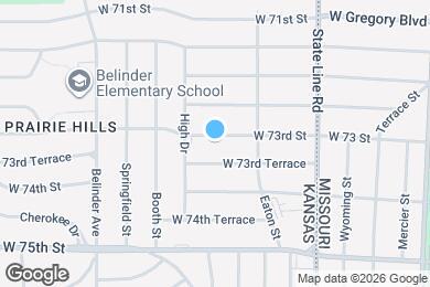 Map image of the property - 2301 W 73rd St