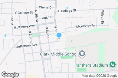 Map image of the property - 600 Jefferson Ave