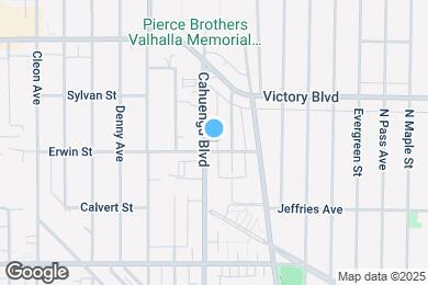 Map image of the property - 6206 Cahuenga Blvd