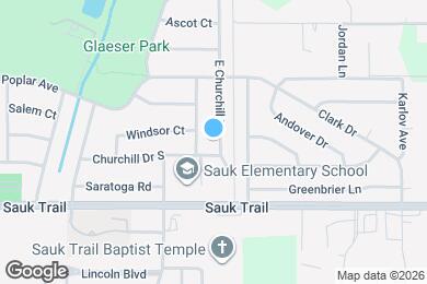 Map image of the property - 22160 E Churchill Dr
