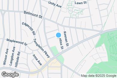 Map image of the property - 40 Prentiss St