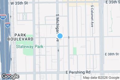 Map image of the property - 3707 S Michigan Ave