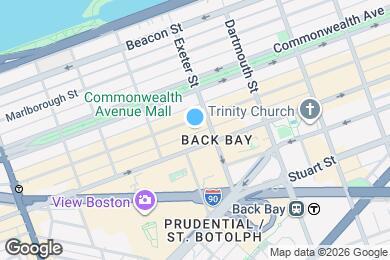Map image of the property - 208 Newbury St