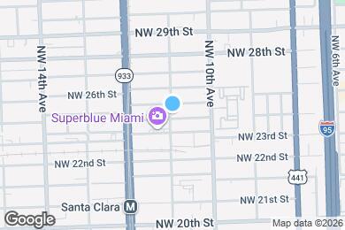 Map image of the property - 1085 NW 24th St