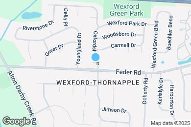 Map image of the property - 1079 Oxfordshire Dr