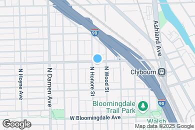 Map image of the property - 1817 W Armitage Ave