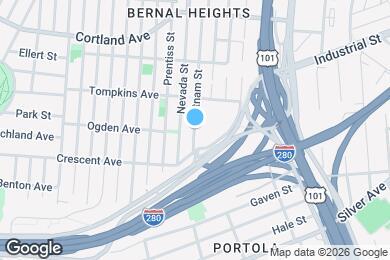 Map image of the property - 100 Jarboe Ave
