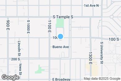 Map image of the property - 1140 E 100 S