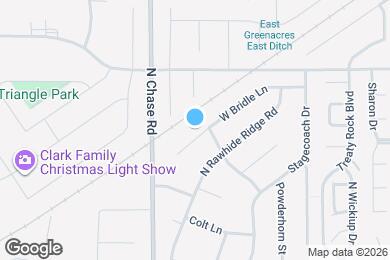 Map image of the property - 700 W Bridle Ln