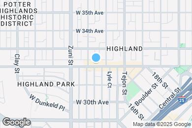 Map image of the property - 2243 W 32nd Ave