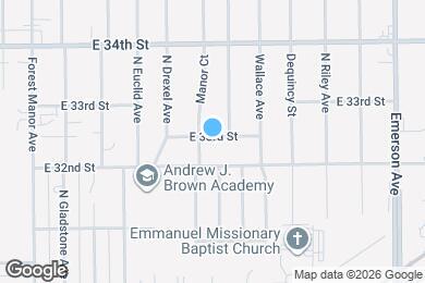 Map image of the property - 4709 E 33rd St