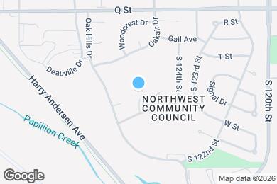 Map image of the property - 5606 S 126th Cir