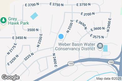 Map image of the property - 3325 N 2550 E