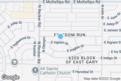 Map image of the property - 6130 E Ingram St