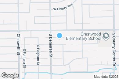 Map image of the property - 3545 W Monte Vista Ct