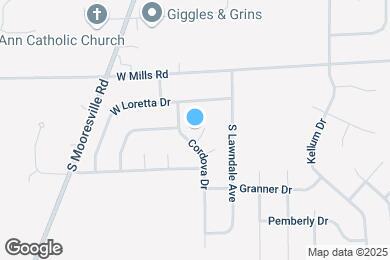 Map image of the property - 6624 Cordova Ct