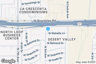 Map image of the property - 252 W Wahalla Ln