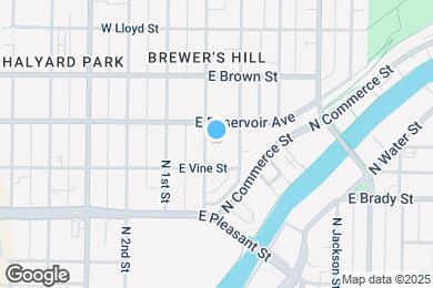 Map image of the property - 1828 N Palmer St