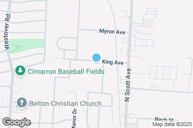 Map image of the property - 115 King Ave