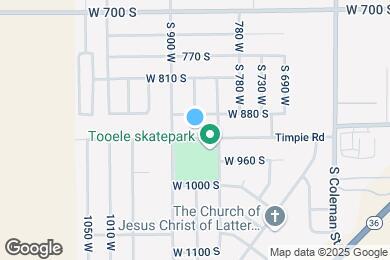 Map image of the property - 858 Timpie Rd
