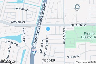 Map image of the property - 4710 NE 1st Ter