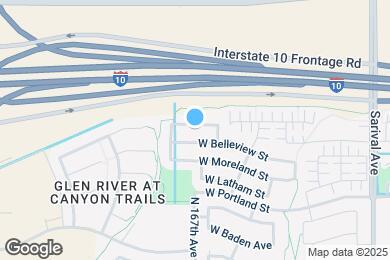Map image of the property - 16687 W Culver St