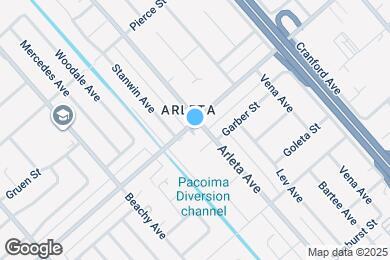 Map image of the property - 9791 Arleta Ave