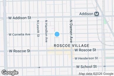 Map image of the property - 3445 N Hoyne Ave
