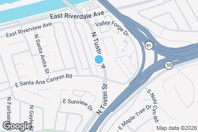 Map image of the property - 117 N Tustin Ave