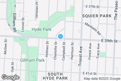 Map image of the property - 811 E 39th St