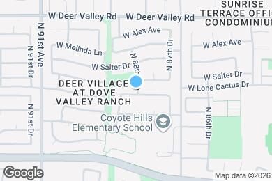 Map image of the property - 8808 W Adam Ave