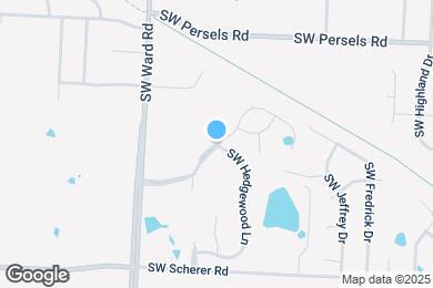 Map image of the property - 1437 SW Winthrop Dr