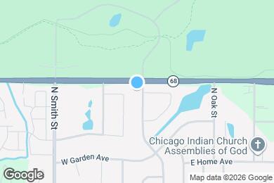 Map image of the property - 1540 N Pepper Tree Dr