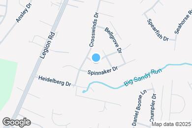Map image of the property - 2541 Hunting Bow Dr