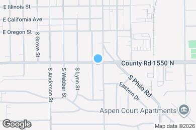 Map image of the property - 1003 E Washington St