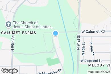 Map image of the property - 9401 W Calumet Rd