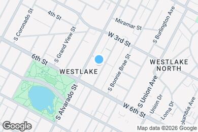 Map image of the property - 415 S Westlake Ave