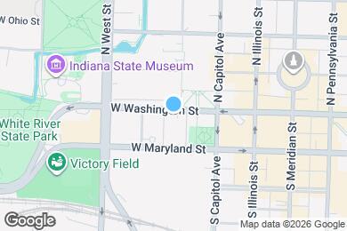 Map image of the property - 305 W Washington St