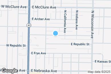 Map image of the property - 400 E Thrush Ave