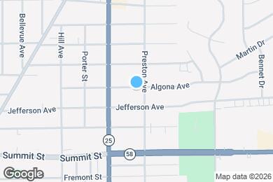 Map image of the property - 639 Algona Ave