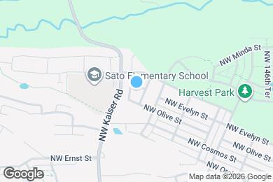 Map image of the property - 15418 NW Mathilda Ln