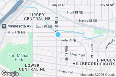 Map image of the property - 601 44th St NE